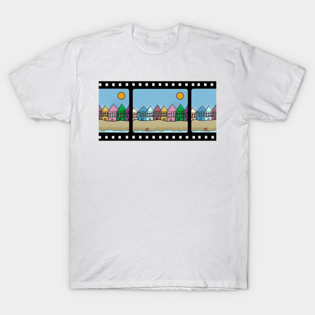 8 Houses... Cinema... T-Shirt by AtelierFafard